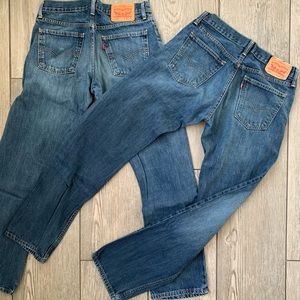 Levi Strauss Jeans, 2 pairs 514, 32x34